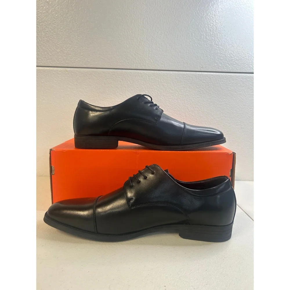 Van Heusen Turk Oxford Black Men Size 13M #2855
